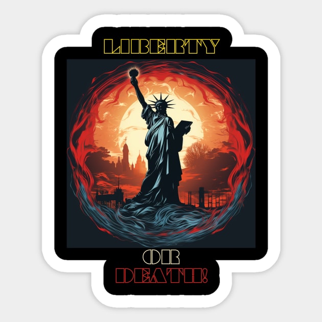 Liberty or Death! Sticker by St01k@